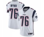 New England Patriots #76 Isaiah Wynn White Vapor Untouchable Limited Player Football Jersey