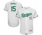 Los Angeles Dodgers Austin Barnes White Celtic Flexbase Authentic Collection Baseball Player Jersey
