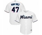 Miami Marlins Harold Ramirez Replica White Home Cool Base Baseball Player Jersey