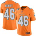 Miami Dolphins #46 Neville Hewitt Limited Orange Rush Vapor Untouchable NFL Jersey