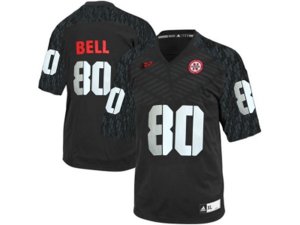 Men\'s Nebraska Cornhuskers Kenny Bell #80 College Football Jersey - Black