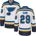 St. Louis Blues #29 Vince Dunn Authentic White Away NHL Jersey