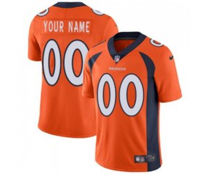 Denver Broncos Customized Orange Team Color Vapor Untouchable Limited Player Football Jersey