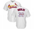 St. Louis Cardinals #39 Miles Mikolas Authentic White Team Logo Fashion Cool Base MLB Jersey