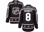 Los Angeles Kings #8 Drew Doughty Authentic Black Pacific Division 2017 All-Star NHL Jersey
