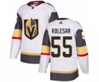 Vegas Golden Knights #55 Keegan Kolesar Authentic White Away NHL Jersey
