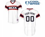 Chicago White Sox Customized White Alternate Flex Base Authentic Collection Baseball Jersey