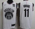 Brooklyn Nets #11 Kyrie Irving White Nike Swingman Player Jersey