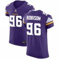 Minnesota Vikings #96 Brian Robison Purple Team Color Vapor Untouchable Elite Player NFL Jersey
