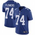 New York Giants #74 Ereck Flowers Royal Blue Team Color Vapor Untouchable Limited Player NFL Jersey