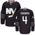 New York Islanders #4 Dennis Seidenberg Premier Black Third NHL Jersey