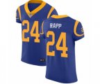 Los Angeles Rams #24 Taylor Rapp Royal Blue Alternate Vapor Untouchable Elite Player Football Jersey