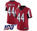 Atlanta Falcons #44 Vic Beasley Red Team Color Vapor Untouchable Limited Player 100th Season Football Jersey