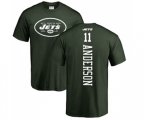New York Jets #11 Robby Anderson Green Backer T-Shirt