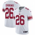 New York Giants #26 Orleans Darkwa White Vapor Untouchable Limited Player NFL Jersey