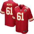 Kansas City Chiefs #61 Mitch Morse Game Red Team Color NFL Jersey