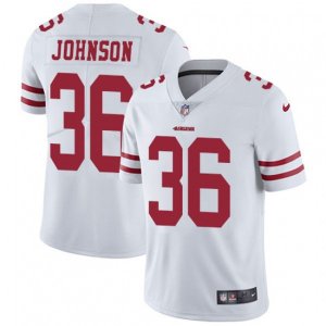 San Francisco 49ers #36 Dontae Johnson White Vapor Untouchable Limited Player NFL Jersey