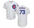 Chicago Cubs Adbert Alzolay White Home Flex Base Authentic Collection Baseball Player Jersey