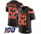 Cleveland Browns #52 Ray-Ray Armstrong Brown Team Color Vapor Untouchable Limited Player 100th Season Football Jersey