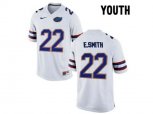 Youth Florida Gators E.Smith #22 College Football Jersey - White