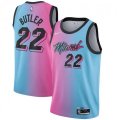 Miami Heat #22 Jimmy Butler Pink-Blue 2020-21 Swingman Jersey