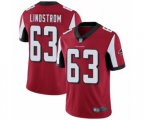 Atlanta Falcons #63 Chris Lindstrom Red Team Color Vapor Untouchable Limited Player Football Jersey