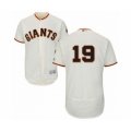 San Francisco Giants #19 Mauricio Dubon Cream Home Flex Base Authentic Collection Baseball Player Jersey