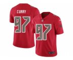 Tampa Bay Buccaneers #97 Vinny Curry Red Men Stitched NFL Limited Rush Jersey