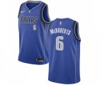 Dallas Mavericks #6 Josh McRoberts Swingman Royal Blue Road NBA Jersey - Icon Edition