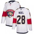Florida Panthers #28 Serron Noel Authentic White Away NHL Jersey