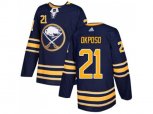 Adidas Buffalo Sabres #21 Kyle Okposo Navy Blue Home Authentic Stitched NHL Jersey