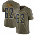 Los Angeles Chargers #62 Max Tuerk Limited Olive 2017 Salute to Service NFL Jersey