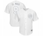 Chicago Cubs #9 Javier Baez El Mago Authentic White 2019 Players Weekend Baseball Jersey