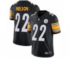 Pittsburgh Steelers #22 Steven Nelson Black Team Color Vapor Untouchable Limited Player Football Jersey
