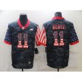 Philadelphia Eagles #11 Carson Wentz Camo Flag Nike Limited Jersey