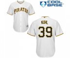 Pittsburgh Pirates #39 Chad Kuhl Replica White Home Cool Base Baseball Jersey