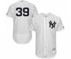 New York Yankees Mike Tauchman White Home Flex Base Authentic Collection Baseball Player Jersey