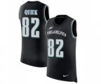 Philadelphia Eagles #82 Mike Quick Limited Black Rush Player Name & Number Tank Top Football Jersey