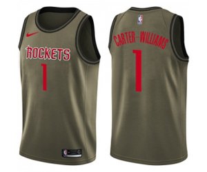 Houston Rockets #1 Michael Carter-Williams Swingman Green Salute to Service NBA Jersey