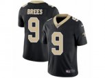New Orleans Saints #9 Drew Brees Vapor Untouchable Limited Black Team Color NFL Jersey