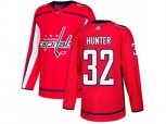 Washington Capitals #32 Dale Hunter Red Home Authentic Stitched NHL Jersey