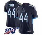 Tennessee Titans #44 Kamalei Correa Navy Blue Team Color Vapor Untouchable Limited Player 100th Season Football Jersey