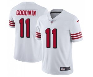 San Francisco 49ers #11 Marquise Goodwin Limited White Rush Vapor Untouchable Football Jersey