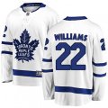 Toronto Maple Leafs #22 Tiger Williams Fanatics Branded White Away Breakaway NHL Jersey