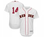 Boston Red Sox #14 Jim Rice White 2019 Gold Program Flex Base Authentic Collection Baseball Jersey