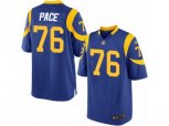 Los Angeles Rams #76 Orlando Pace Game Royal Blue Alternate NFL Jersey