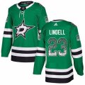 Dallas Stars #23 Esa Lindell Authentic Green Drift Fashion NHL Jersey