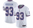 New York Giants #93 B.J. Goodson Elite White Rush Vapor Untouchable Football Jersey