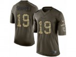 Tennessee Titans #19 Tajae Sharpe Limited Green Salute to Service NFL Jersey