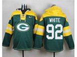 Green Bay Packers #92 Reggie White Green Player Pullover Hoodie